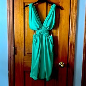 New green / sea form cocktail dress
